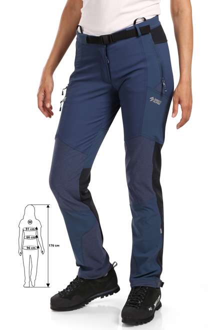 Fotogalerie Dámské outdoorové kalhoty CASCADE LADY navy